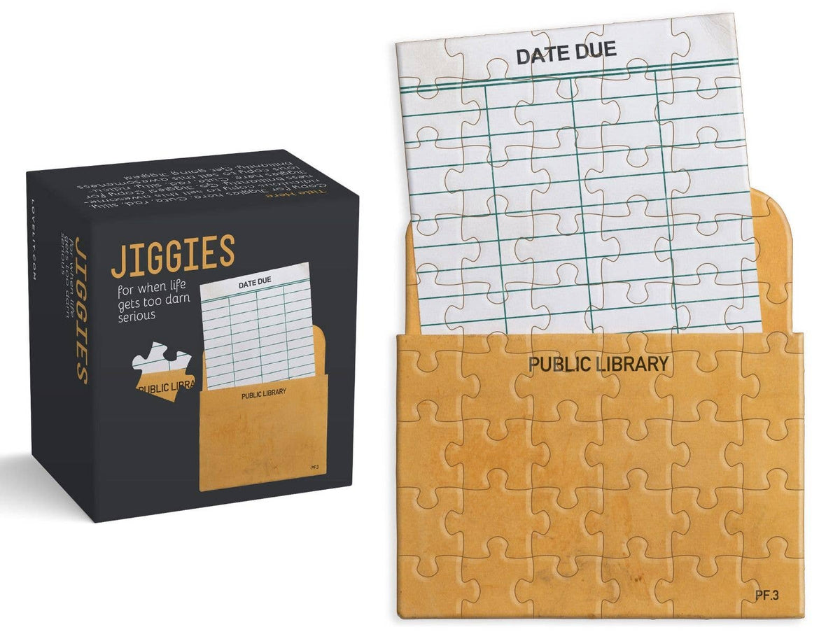 Library Card Jiggie Puzzle