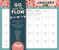 Go with the Flow: Inspiration and Organization for 2027: A Magnetic Monthly Calendar for Fridge, Wall, or Desk