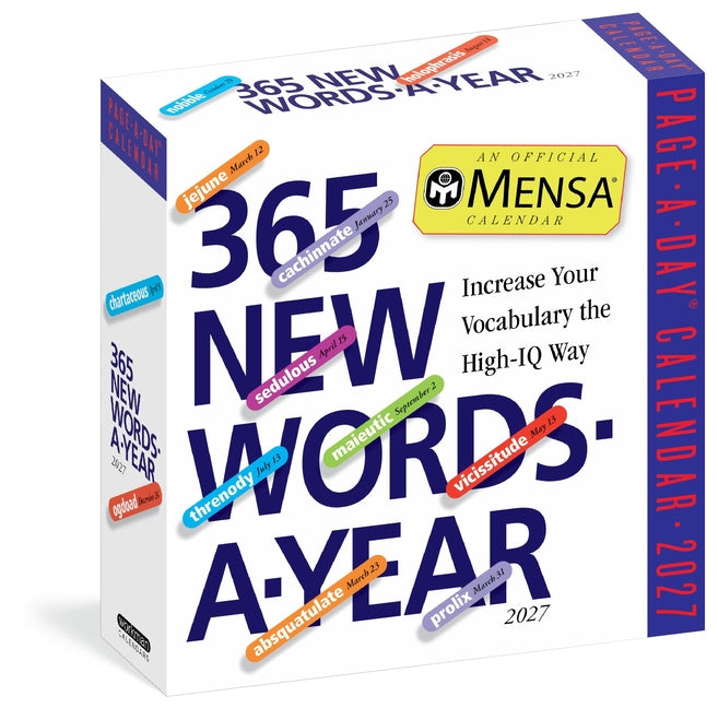 Mensa(r) 365 New Words-A-Year Page-A-Day(r) Calendar 2027