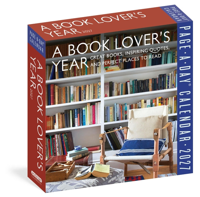 A Book Lover's Year Page-A-Day(r) Calendar 2027: Great Books, Inspiring Quotes, and Perfect Places to Read