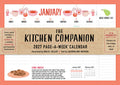 The Kitchen Companion Page-A-Week Calendar 2027: It's Magnetic! Perfect for the Fridge, Wall, or Desk
