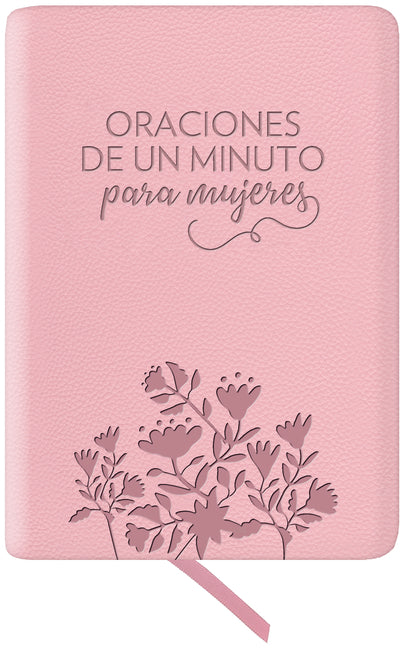 Oraciones de Un Minuto Para Mujeres. Símil Piel Rosada / One Minute Prayers for Women. Leathersoft Pink