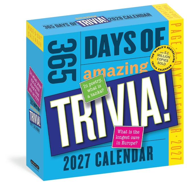 365 Days of Amazing Trivia Page-A-Day(r) Calendar 2027: The World's Bestselling Trivia Calendar